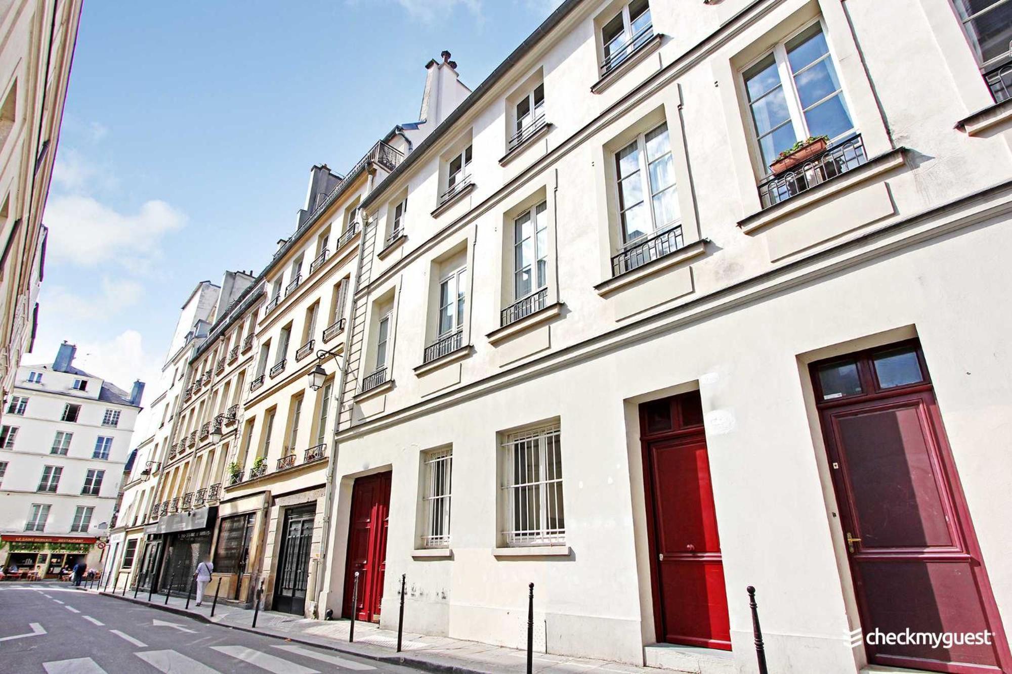 Authentic Apartment - 2Br-6P - Le Marais Париж Экстерьер фото